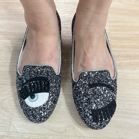 Chiara Ferragni 經典款眨眼鞋 38（🈴24-24.5cm腳長）