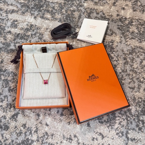 Hermes Mini Pop H 玫瑰金鍊X粉桃色🉑送禮狀態