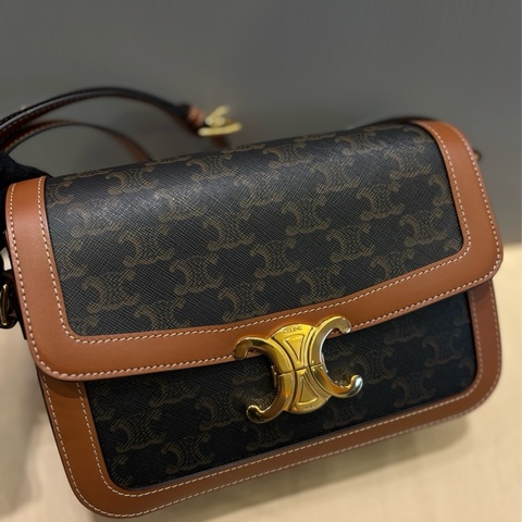 Celine 凱旋門 teen triomphe box郵差包/豆腐包/相機包