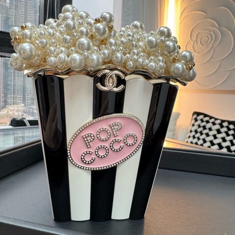 Chanel 2024 Popcorn Minaudiere Bag
