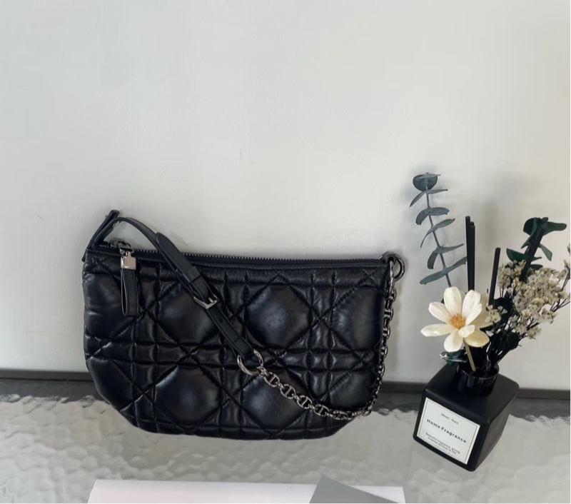 「JL精品代購」97新 Dior 麻將包 腋下包-0