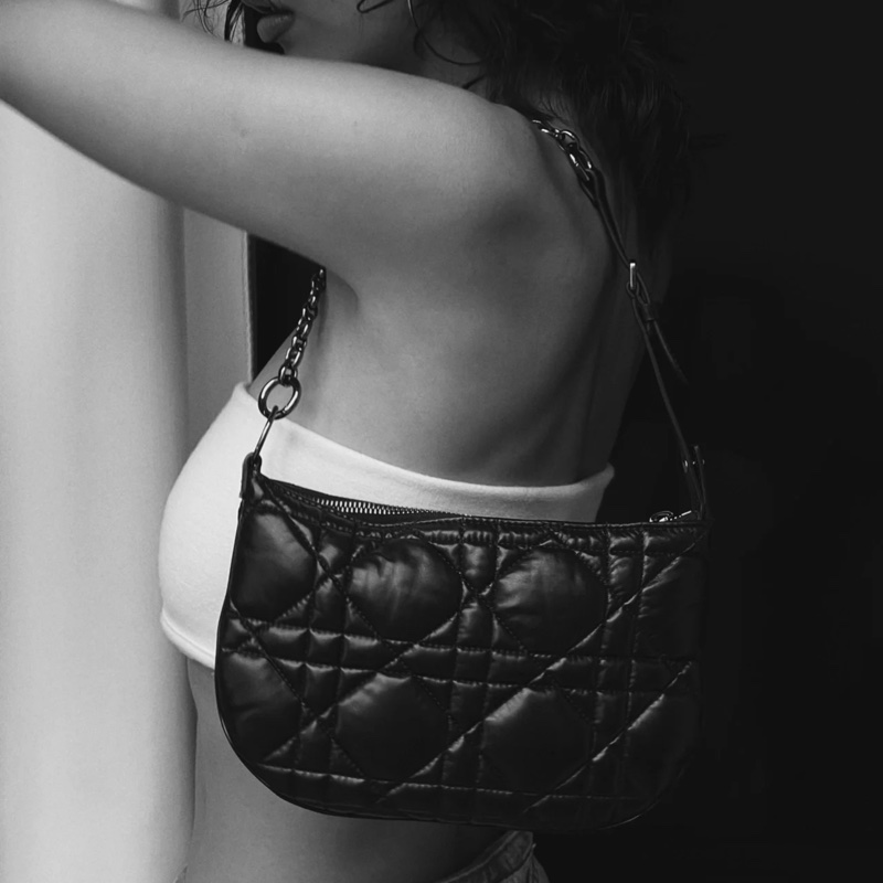 「JL精品代購」97新 Dior 麻將包 腋下包-1