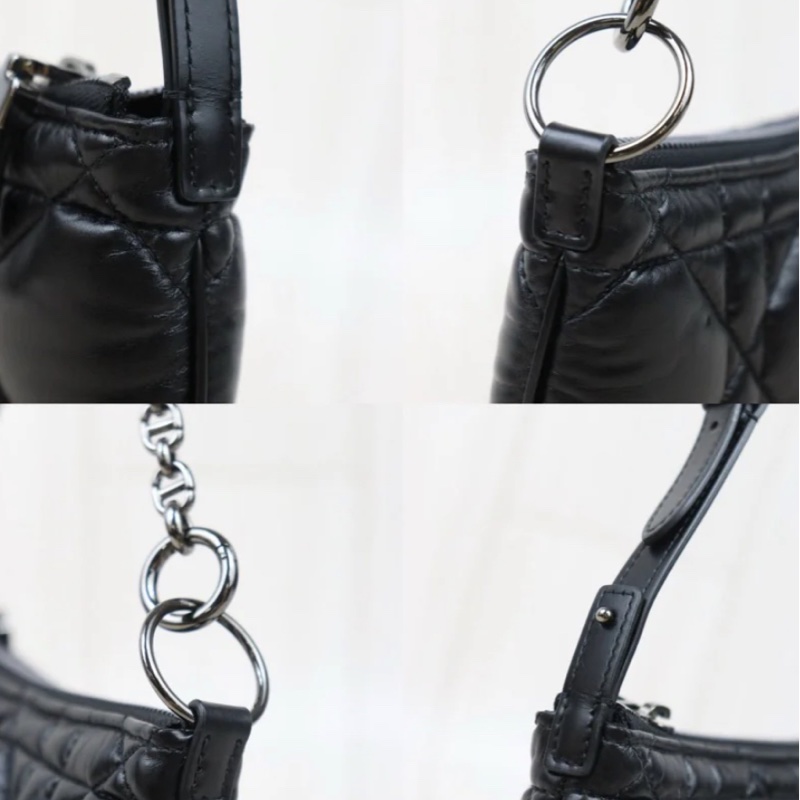 「JL精品代購」97新 Dior 麻將包 腋下包-5