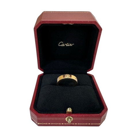 Cartier love ring 黃金帶鑽戒指