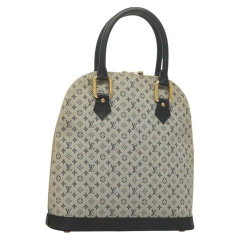 路易威登 Monogram 迷你 Alma Haut 手提包 藍色 M92202 LV 授權 BA3291