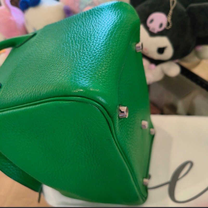 Hermes💚Lindy 26💚竹子綠色銀扣🌟99新🌈已Hold🌟-4