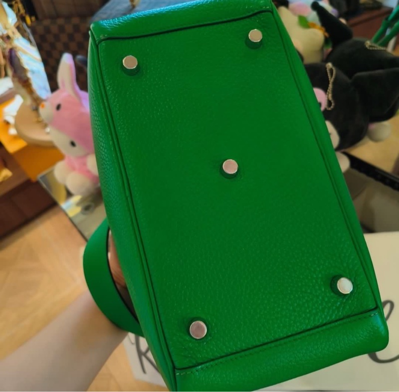 Hermes💚Lindy 26💚竹子綠色銀扣🌟99新🌈已Hold🌟-6