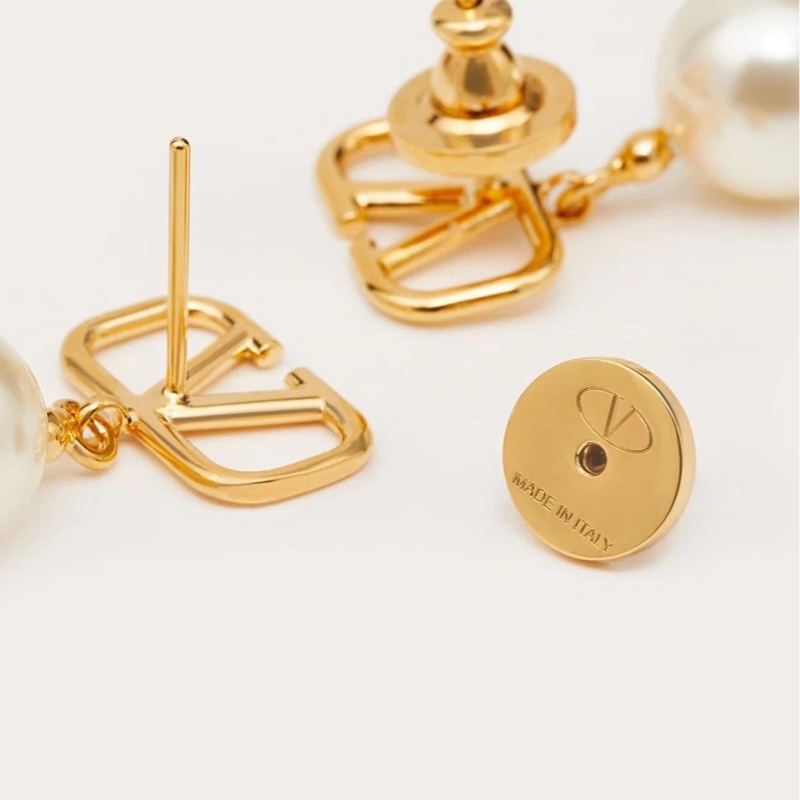 Valentino Garavani Vlogo 珍珠耳針環-7