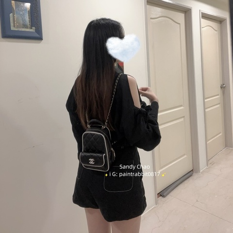 ෆ Chanel 2025新款熊貓後背包 小書包🐼