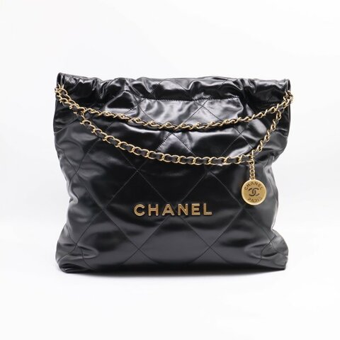 CHANEL 22 bag - 中號黑金