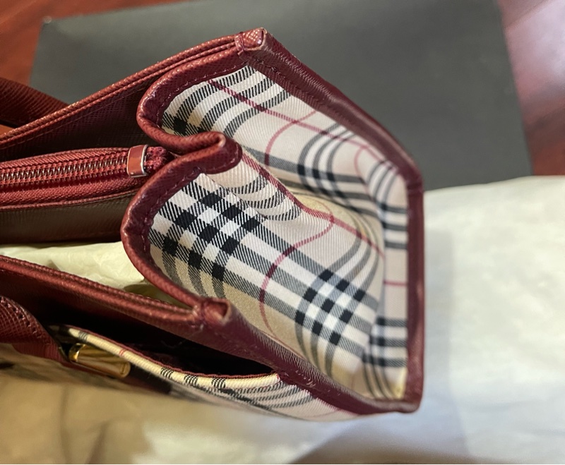 Burberry經典格紋手提包-39