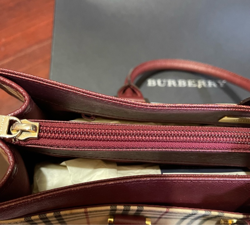 Burberry經典格紋手提包-41