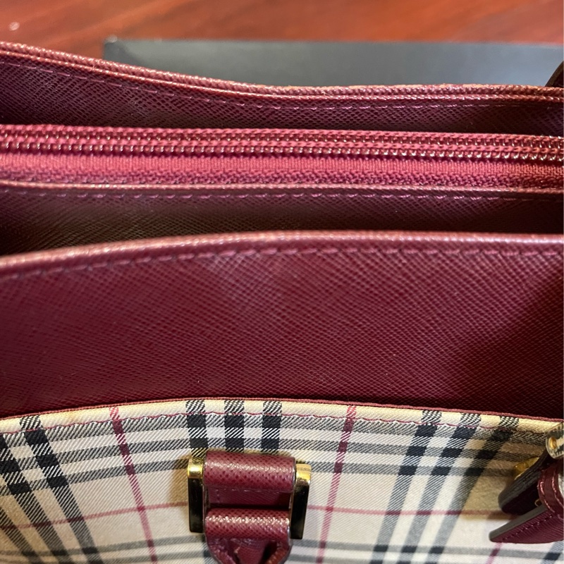 Burberry經典格紋手提包-42