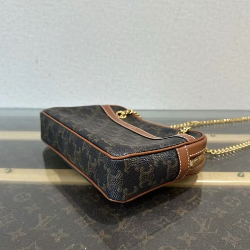 CELINE patapans金扣相機肩背斜背包 20.5*16*4.5 99新配件塵袋-2