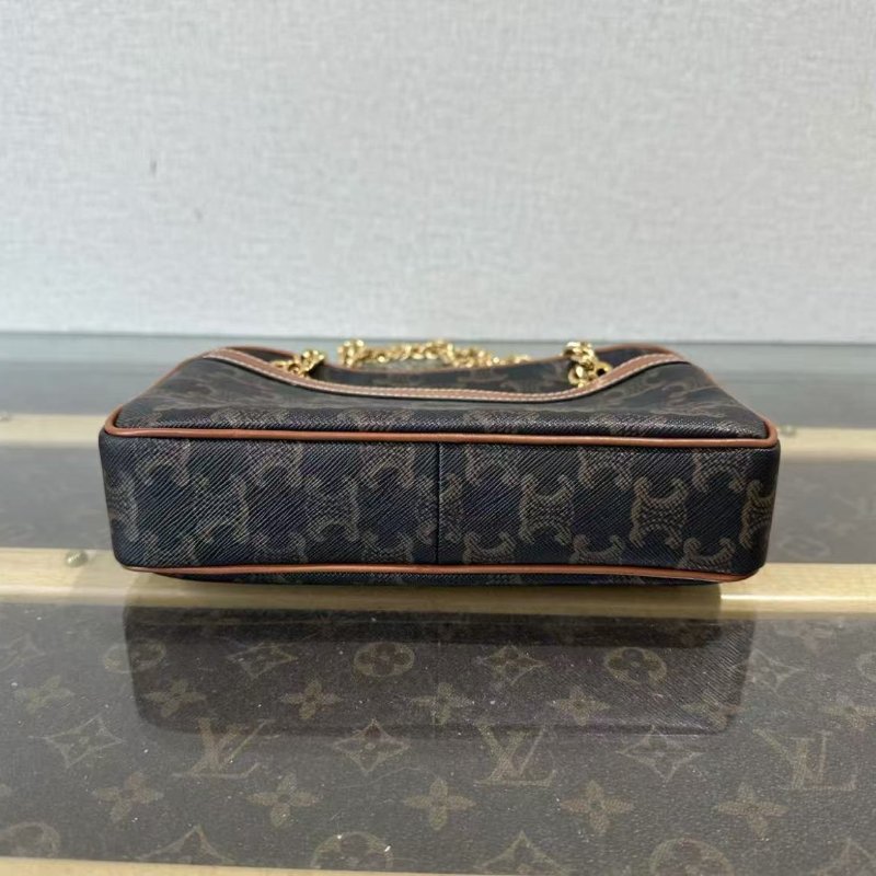 CELINE patapans金扣相機肩背斜背包 20.5*16*4.5 99新配件塵袋-3