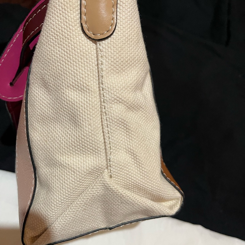 See By Chloe帆布拼接皮革手提側背包-26