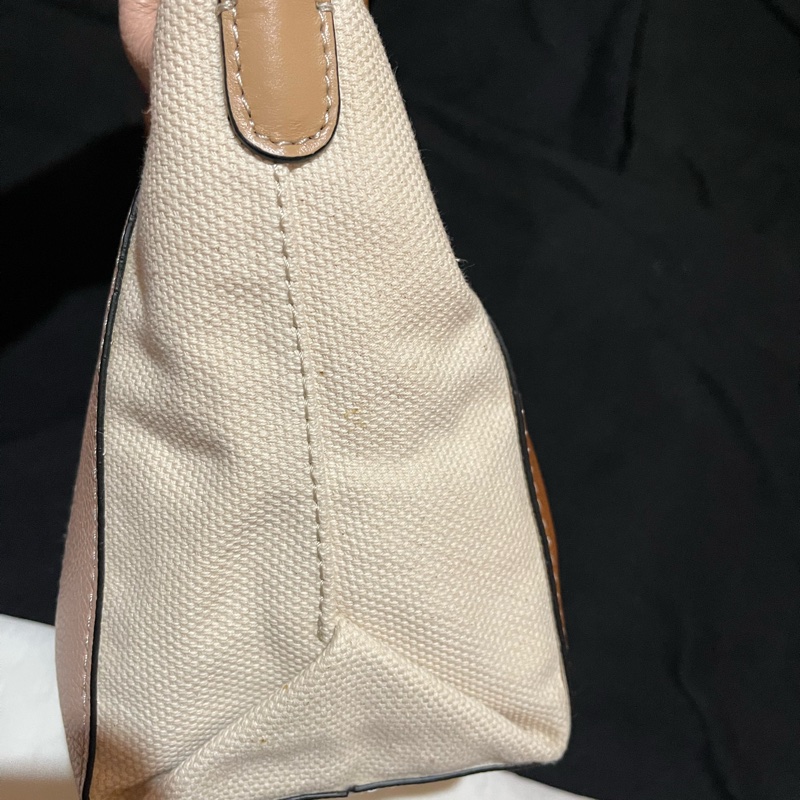 See By Chloe帆布拼接皮革手提側背包-27