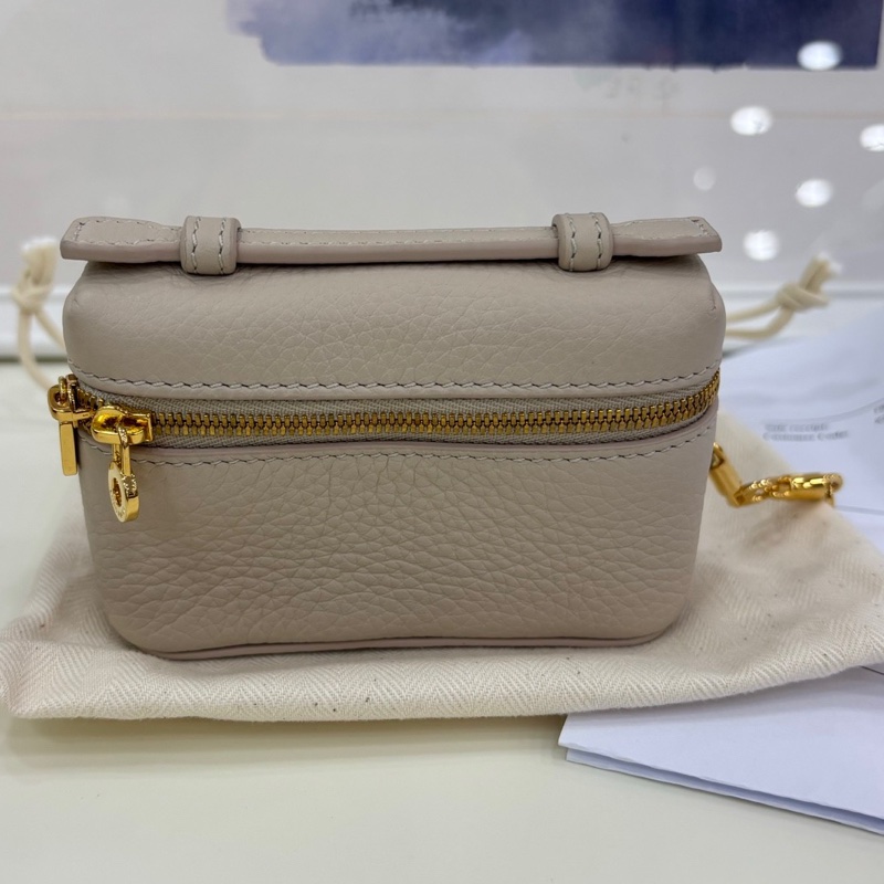 Loro Piana/LP mini Extra Pocket 大象灰 包挂/耳機包  閒置新 有購證-2