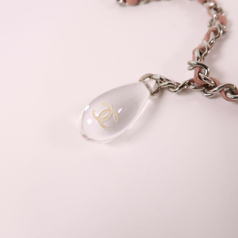 CHANEL 漆皮皮革/牛皮皮革WOC Wallet On Chain銀扣鏈帶肩背袋-10