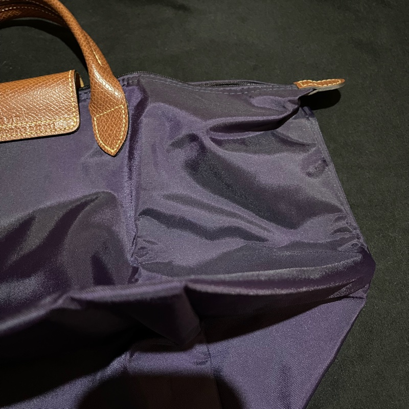 Long champ 紫色手提水餃包-11