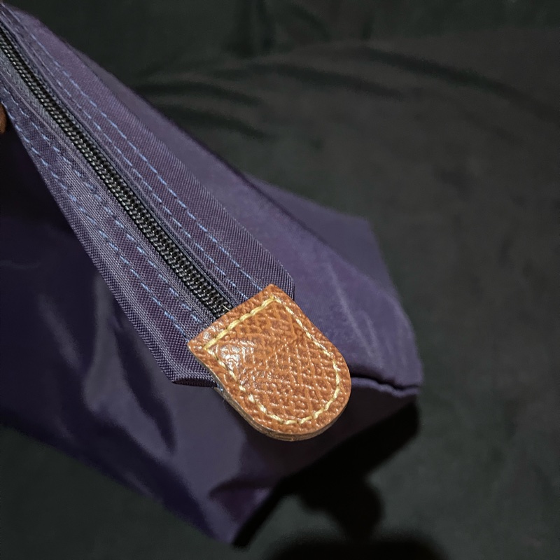 Long champ 紫色手提水餃包-22