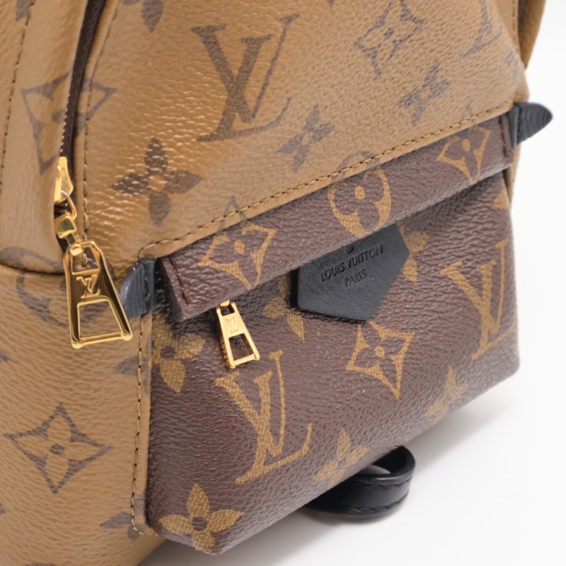 LOUIS VUITTON 拚色老花迷你後背包-2