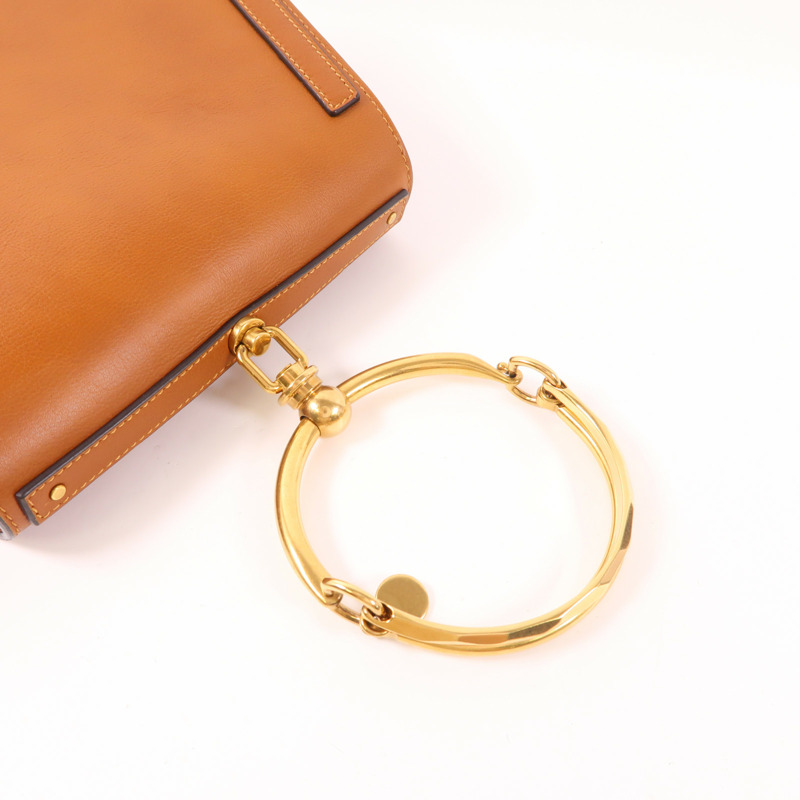 Chloe 牛皮皮革Nile Medium金扣手挽肩背兩用袋-4