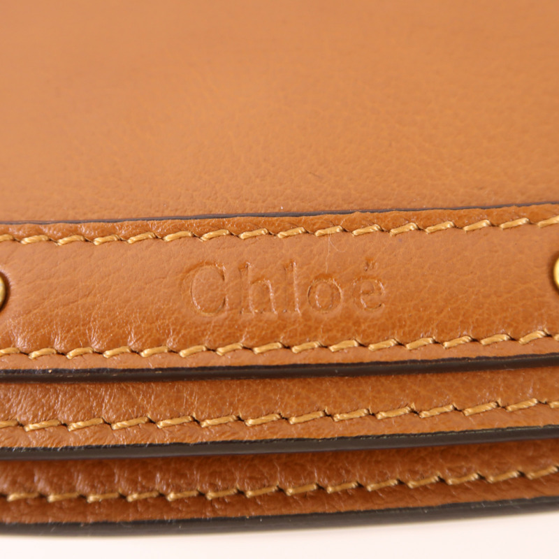 Chloe 牛皮皮革Nile Medium金扣手挽肩背兩用袋-9