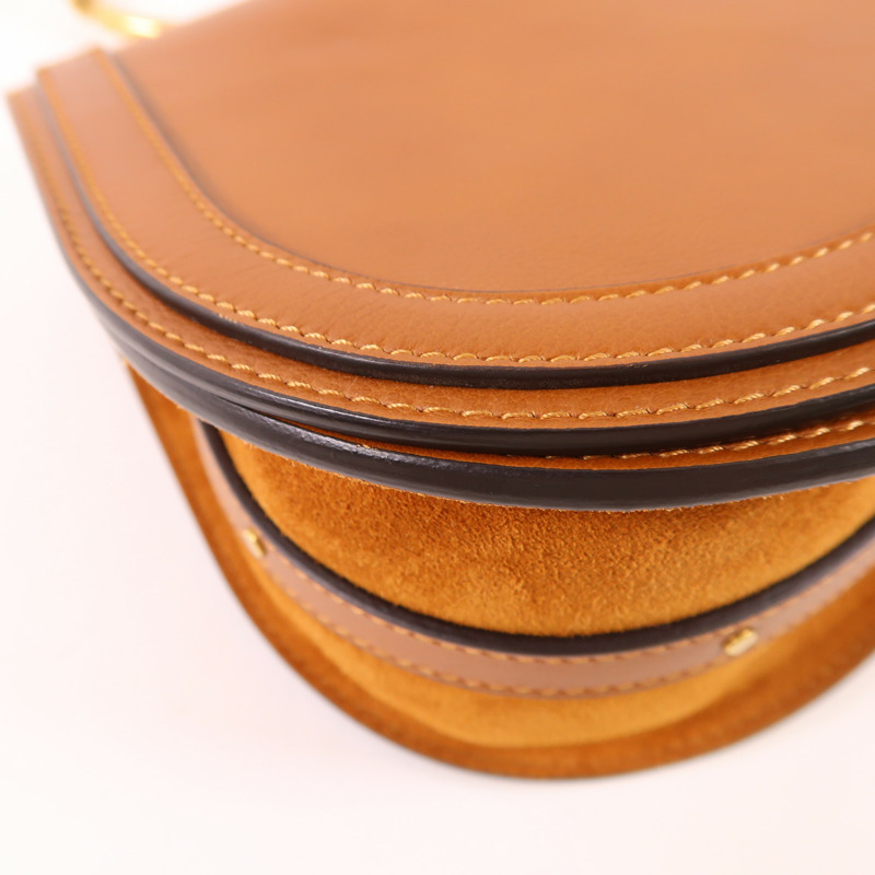 Chloe 牛皮皮革Nile Medium金扣手挽肩背兩用袋-12