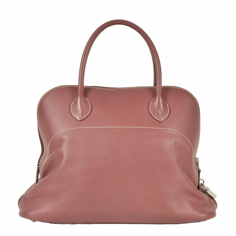 愛馬仕 HERMES Bolide Relax 35 手提包 □P (2012年左右製造) 錒刻 玫瑰木 女款-1