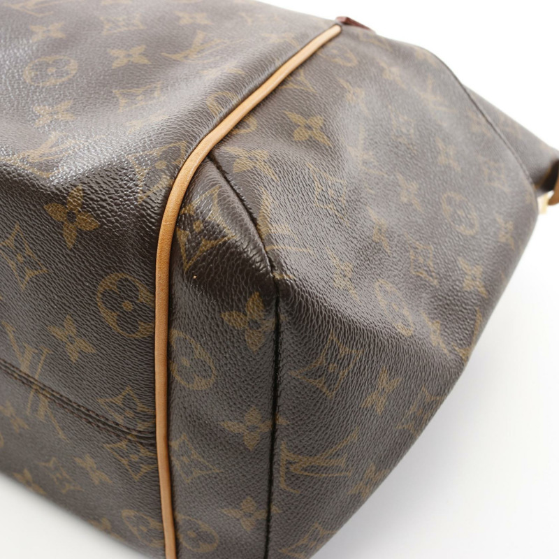 LOUIS VUITTON Totally MM 單肩托特包 M56689 Monogram 帆布 棕色 二手 LV-5