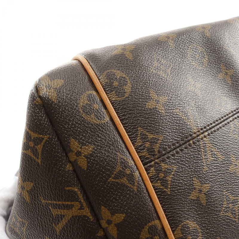 LOUIS VUITTON Totally MM 單肩托特包 M56689 Monogram 帆布 棕色 二手 LV-6