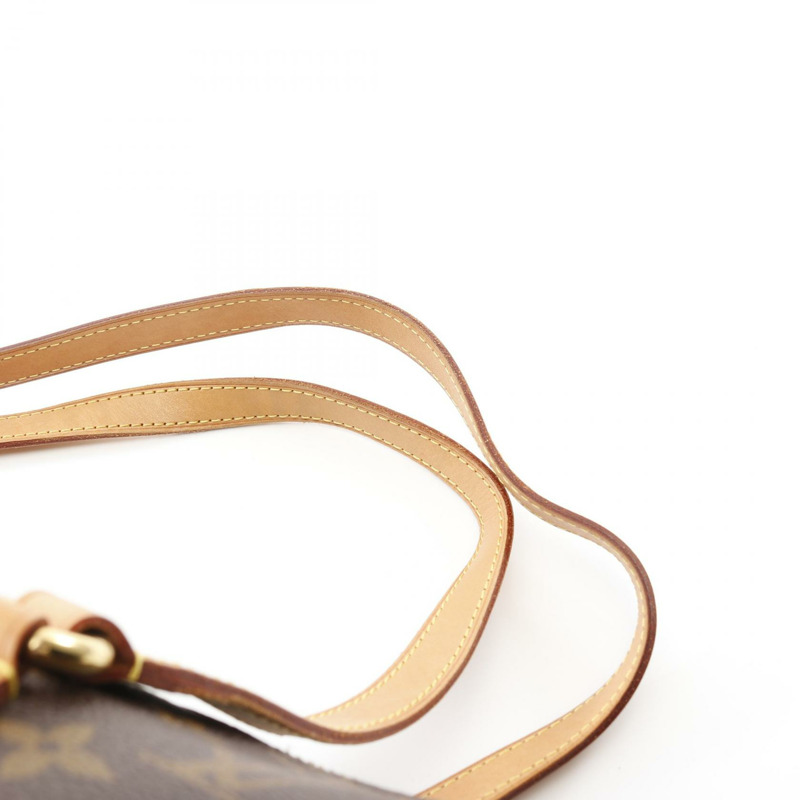 LOUIS VUITTON Totally MM 單肩托特包 M56689 Monogram 帆布 棕色 二手 LV-7