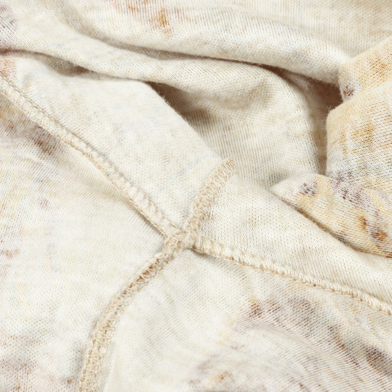 愛馬仕半袖T恤衫，獅子圖案，棉質，米色，二手，女款S碼-7