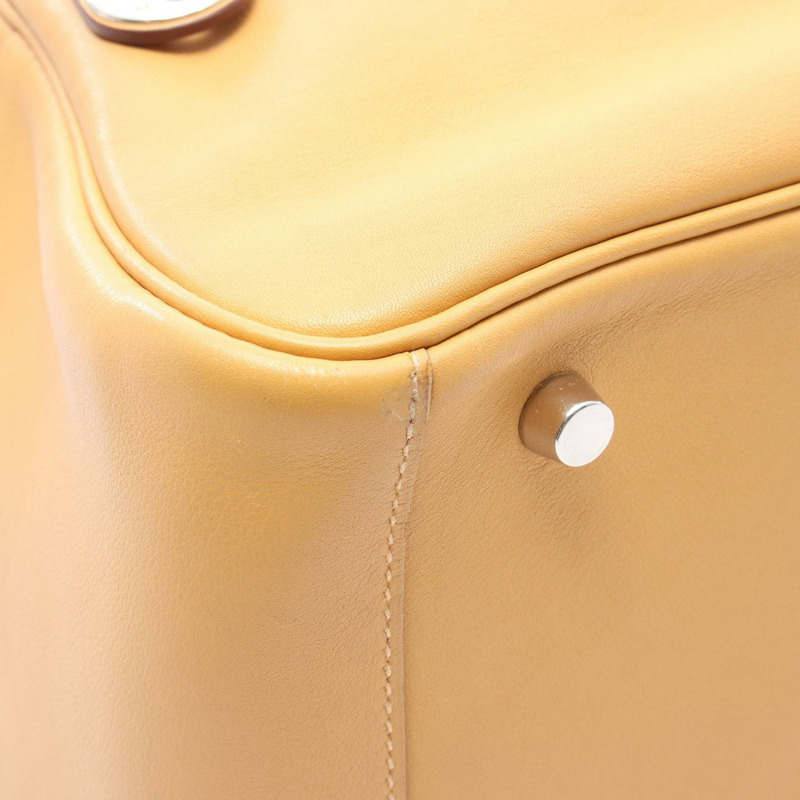 愛馬仕 Lindy 30 單肩包 Swift 皮革 棕色 芝麻色 二手 女款 SHW X-5