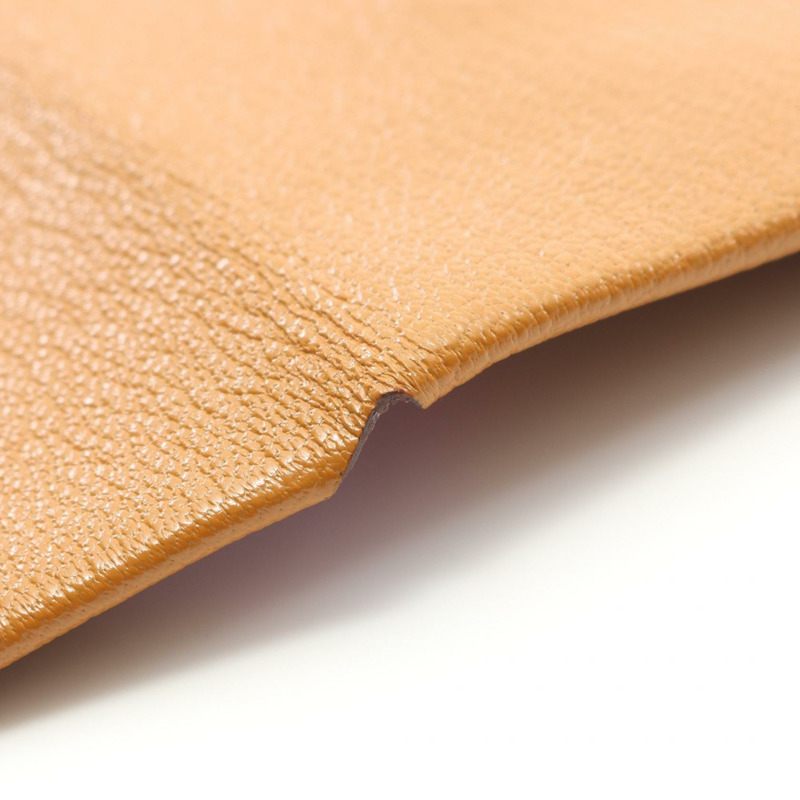 HERMES Bastia Verso 零錢包 Chevre 皮革玫瑰五彩紙屑芝麻二手 SHW Z-7