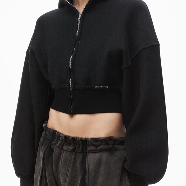 Alexander Wang 短款 拉鏈 連帽外套#XS S M-3