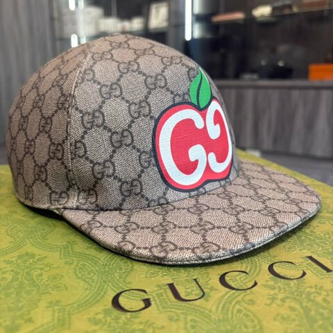 *SHIHNA*名牌精品GUCCI 緹花防水布PP 棒球帽