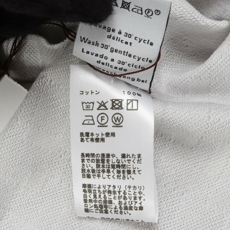 HERMES Calques en H T卹 H557990HA 棉質 灰色 白色 二手 男款 L 碼-3