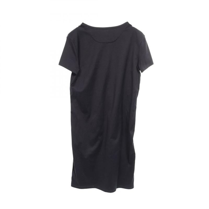 愛馬仕 (HERMES) 女士海軍藍棉質連身裙，二手，尺寸 34-1