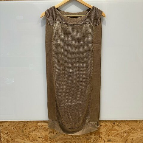 【美收精品】HERMES茶色成套針織服飾 3-238