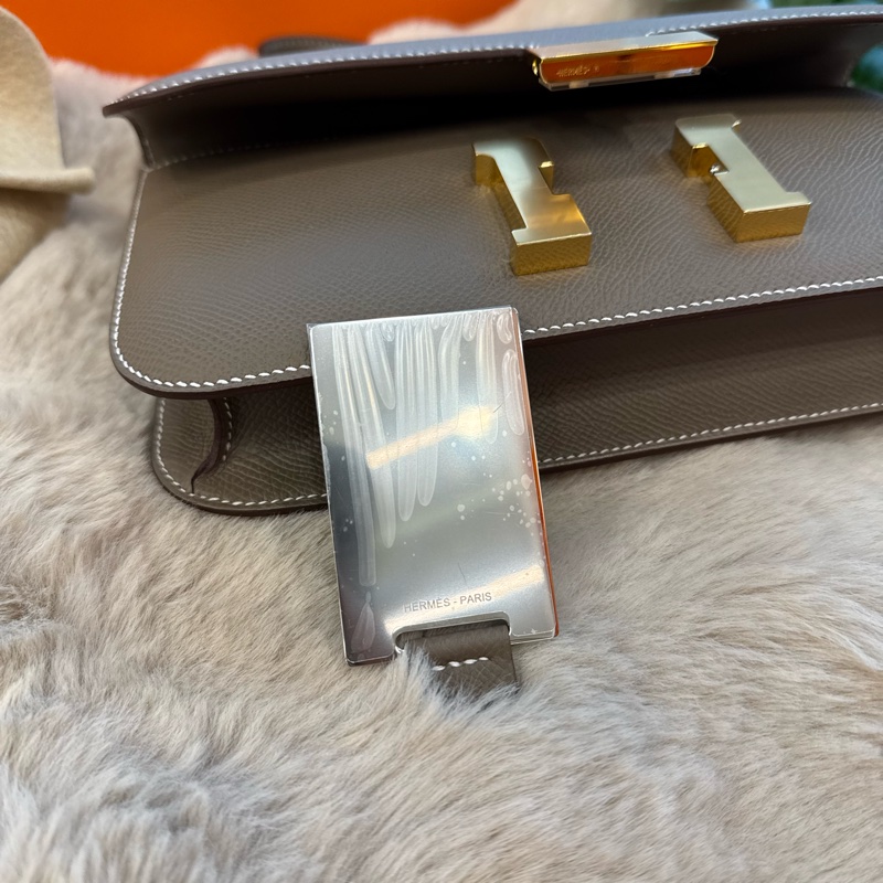 HERMES Constance elan 金棕玫瑰金epsom stamp W-11