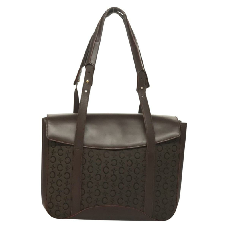 【日本直送】CELINE C Macadam 帆布手袋棕金色正品 SW992-12