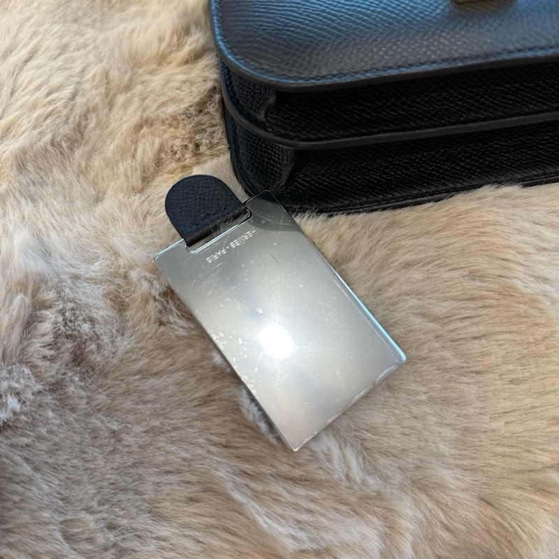 HERMES Constance mini 黑金 磨砂金釦epsom stamp K-5