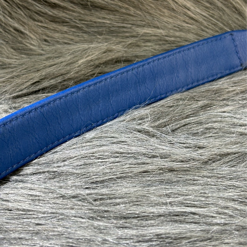 CHANEL A67086 COCO BOY 25 閃電藍羊皮 菱格 淡金釦 斜背包肩背包男孩包口蓋包-32