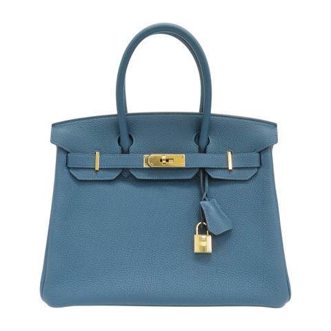 藍色 TOGO 牛皮 BIRKIN 30 手提包