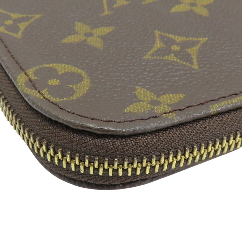 棕色 原花帆布 公事包 手拿包 M53400-10