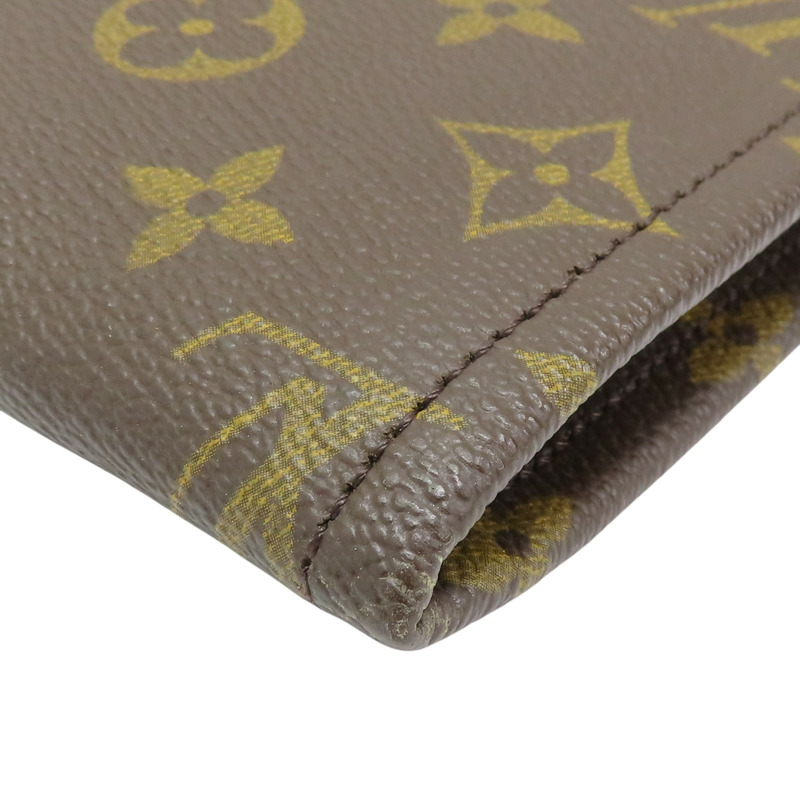 棕色 原花帆布 公事包 手拿包 M53400-11