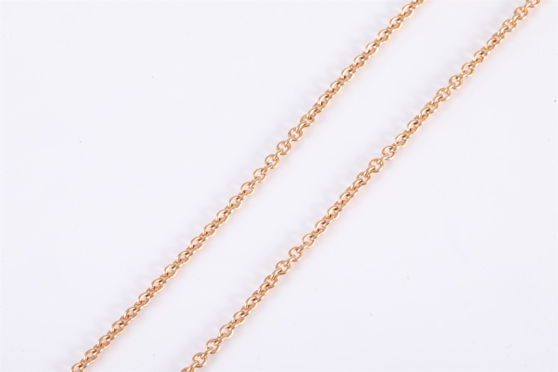 CARTIER(卡地亞) LOVE 18K金 雙環項鏈 18K玫瑰金 項鏈 玫瑰金-3