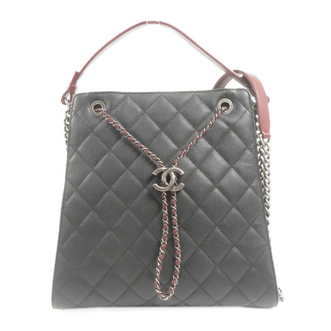 CHANEL 牛皮皮革Shoulder Bag手挽肩背兩用袋